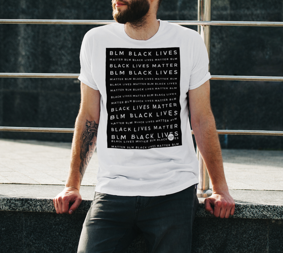 Black Lives Matter Unisex TEXT T-shirt
