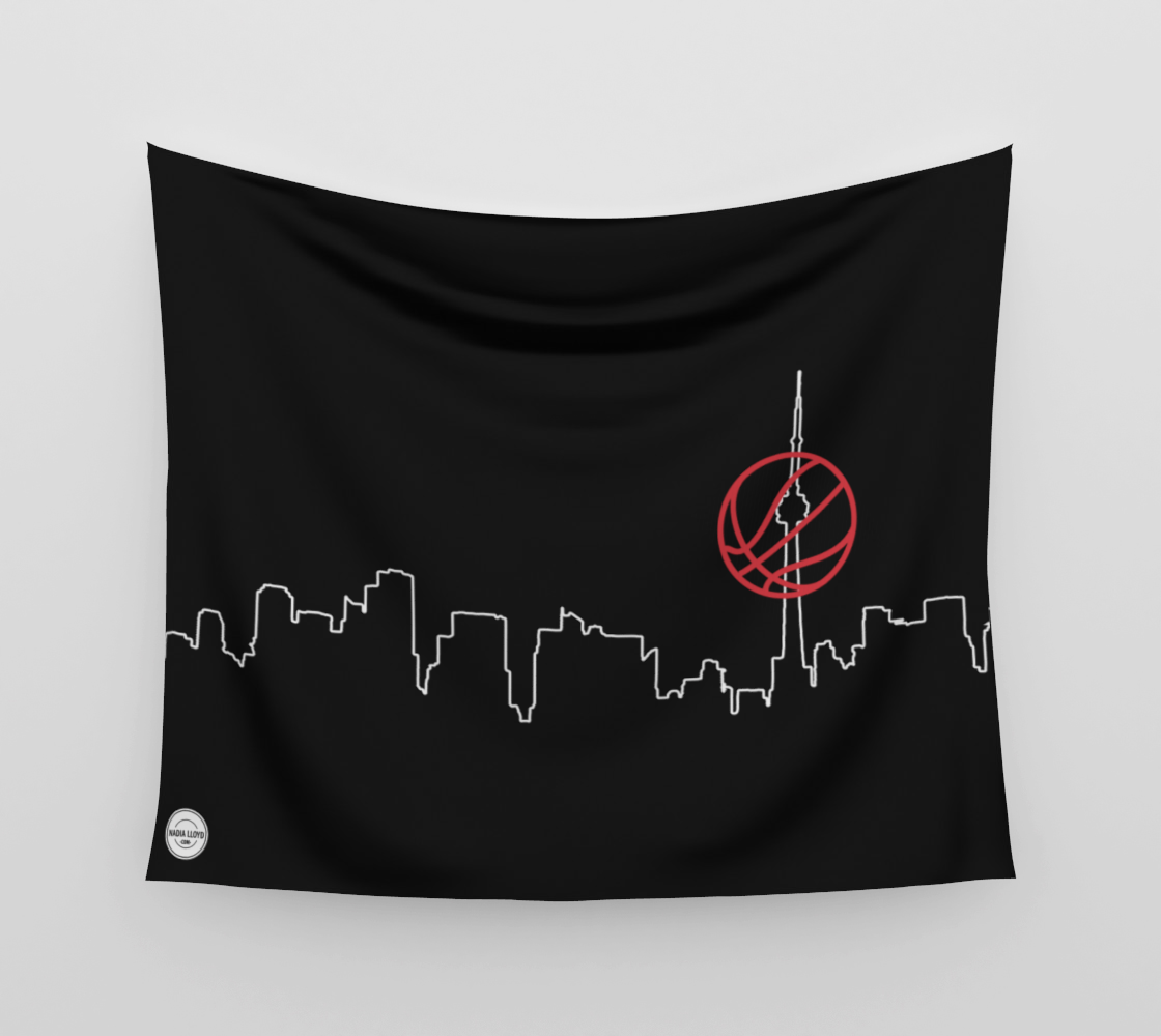 Toronto Basketball Tapestry