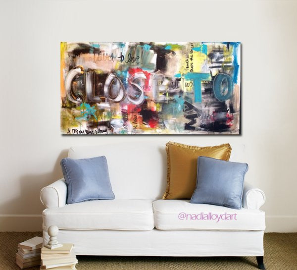 CLOSE TO MY FIRE (24" x 48 x 1") -SOLD