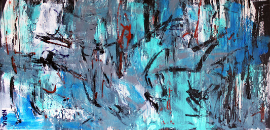 "Eros"  (24" x 48" x 1") SOLD