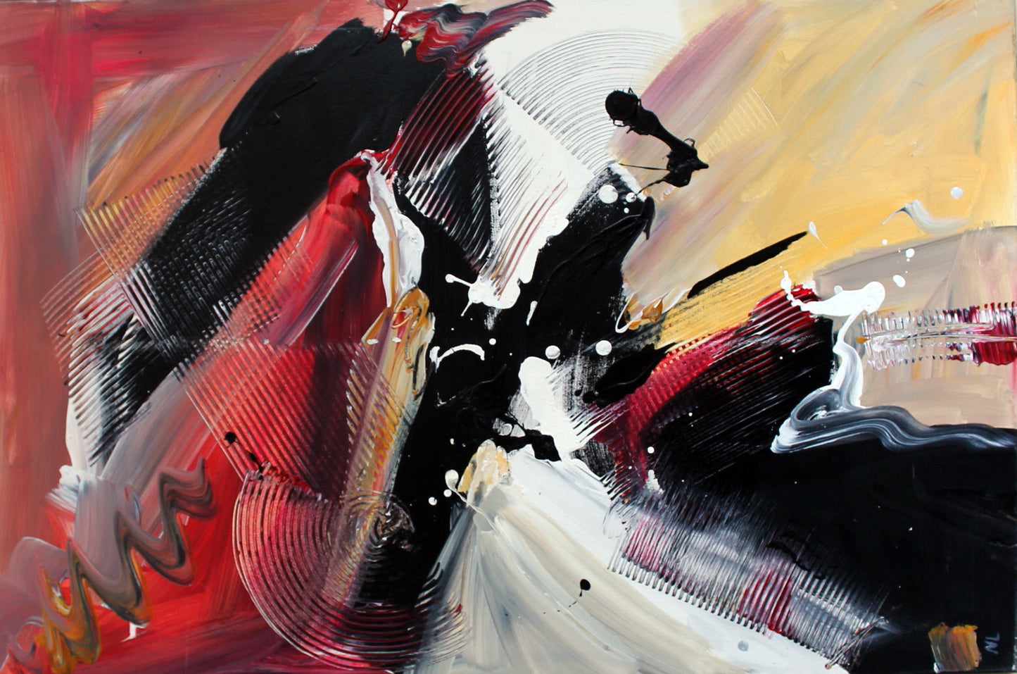 FIRE (24" x 36" x 1")