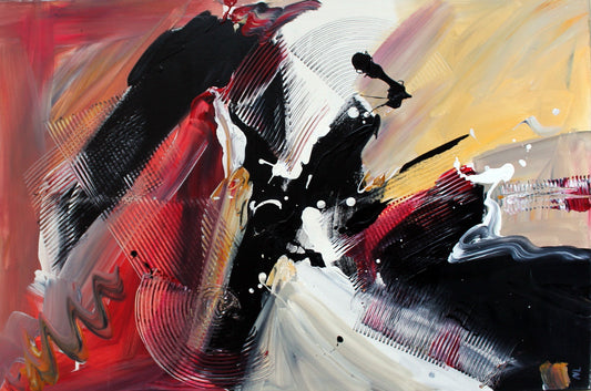 FIRE (24" x 36" x 1")
