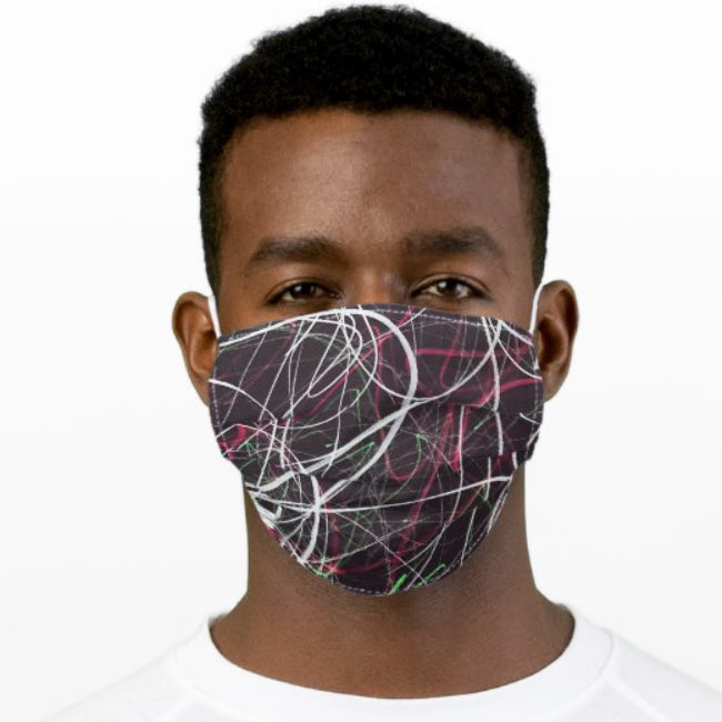 Graffiti Face Mask Pink