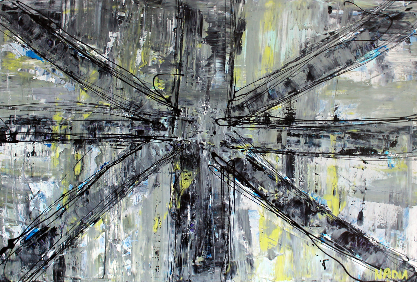 HOMAGE TO UK (24" x 36" x 1")
