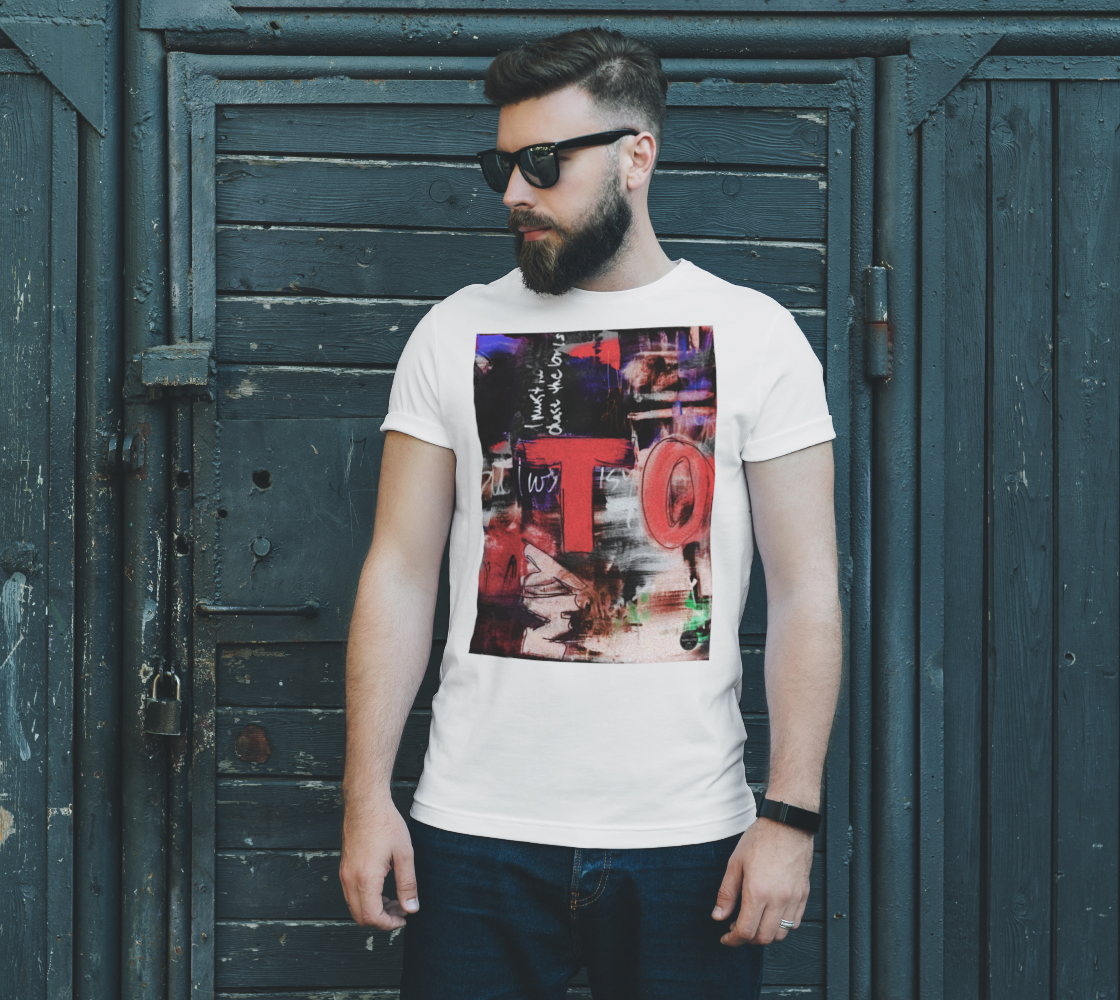 Toronto Graffiti Unisex T-Shirt Red