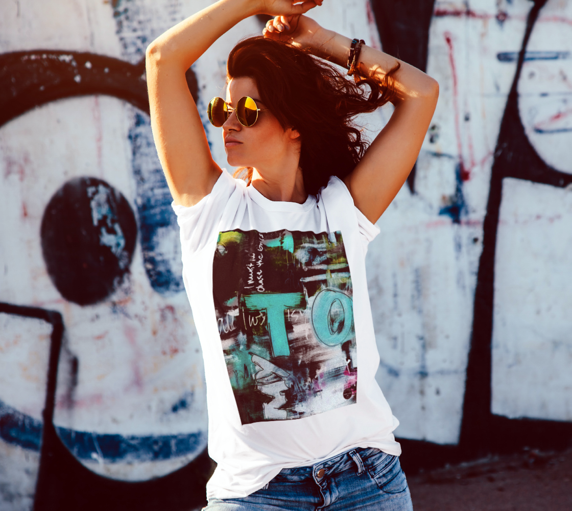 Toronto Graffiti Unisex T-Shirt Teal