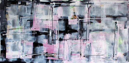 NEWS OF THE DAY (24" x 48" x 1") SOLD