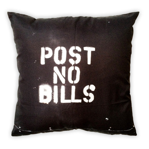 Post No Bills - Art Print Cushion