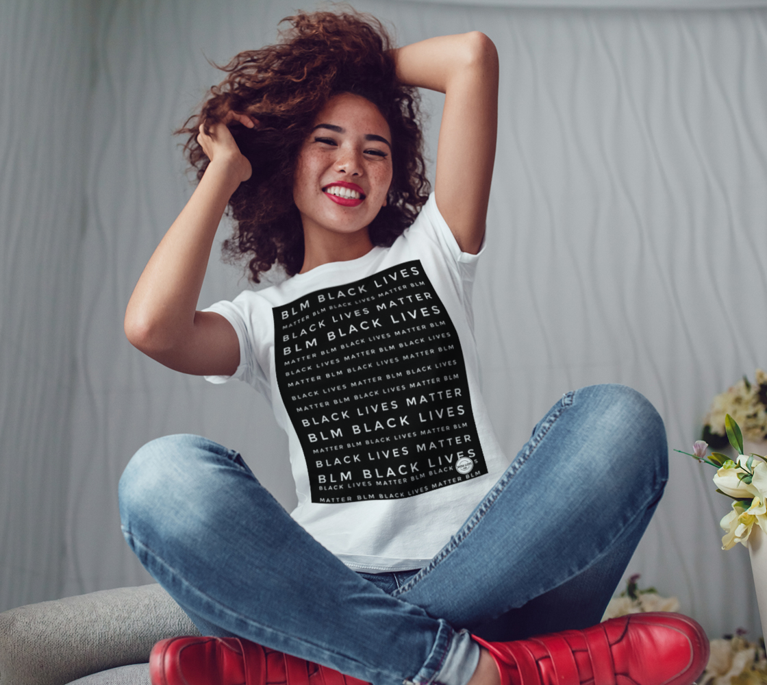 Black Lives Matter TEXT women's T-shirt