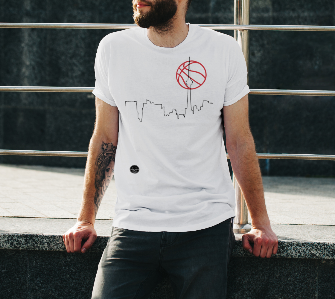 Toronto Outline Basketball Unisex T-Shirt