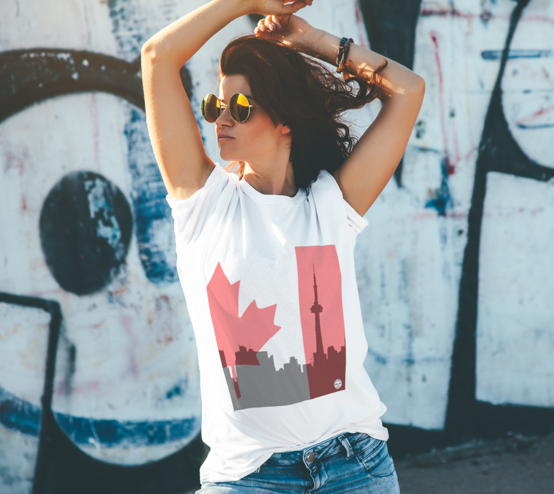 Toronto Canada Proud Unisex T-Shirt Red