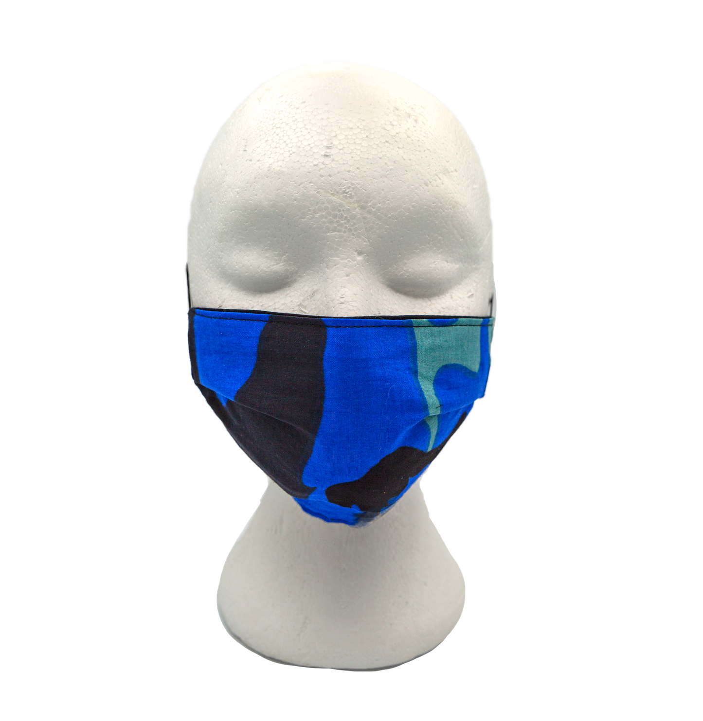 Camo Blue Face Mask