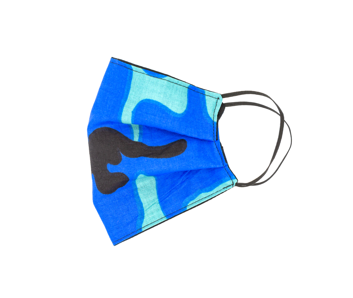Camo Blue Face Mask