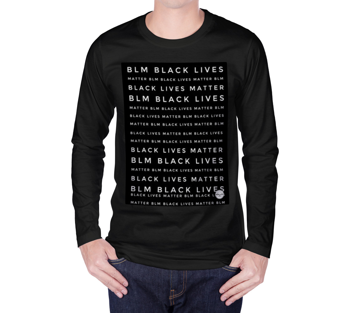 Black Lives Matter TEXT Unisex Long Sleeve T-shirt
