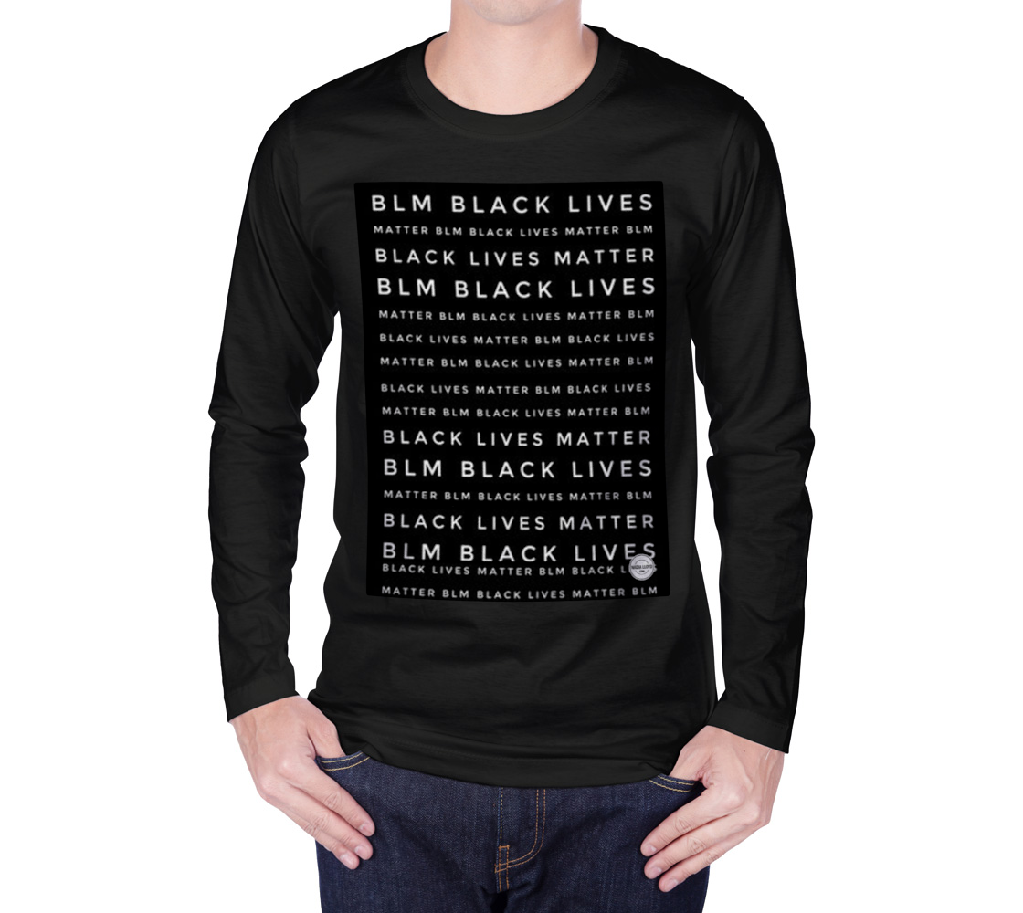 Black Lives Matter TEXT Unisex  Long Sleeve T-shirt