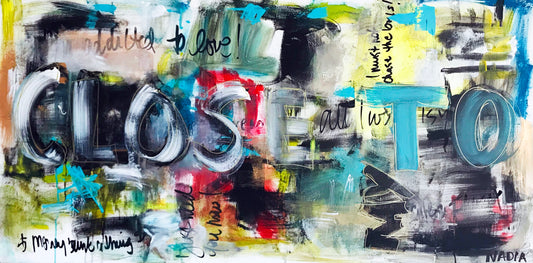 CLOSE TO MY FIRE (24" x 48 x 1") -SOLD