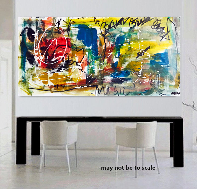 CLOSE TO MY FIRE II (24" x 48 x 1") -SOLD