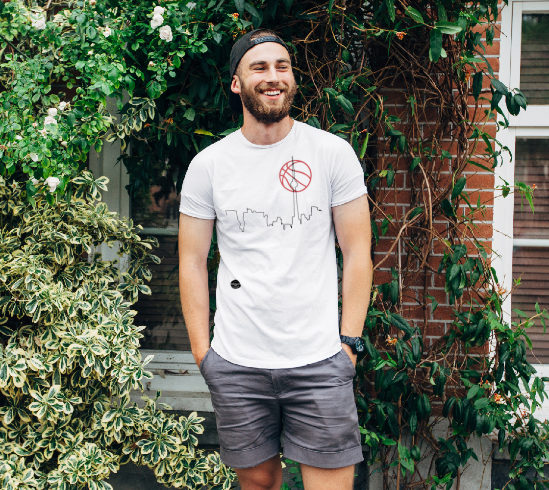 Toronto Outline Basketball Unisex T-Shirt