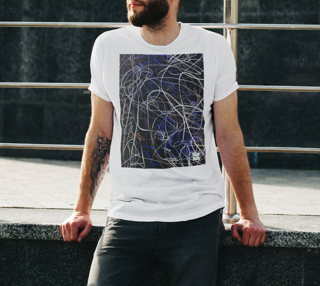 Graffiti Blue Unisex Tee