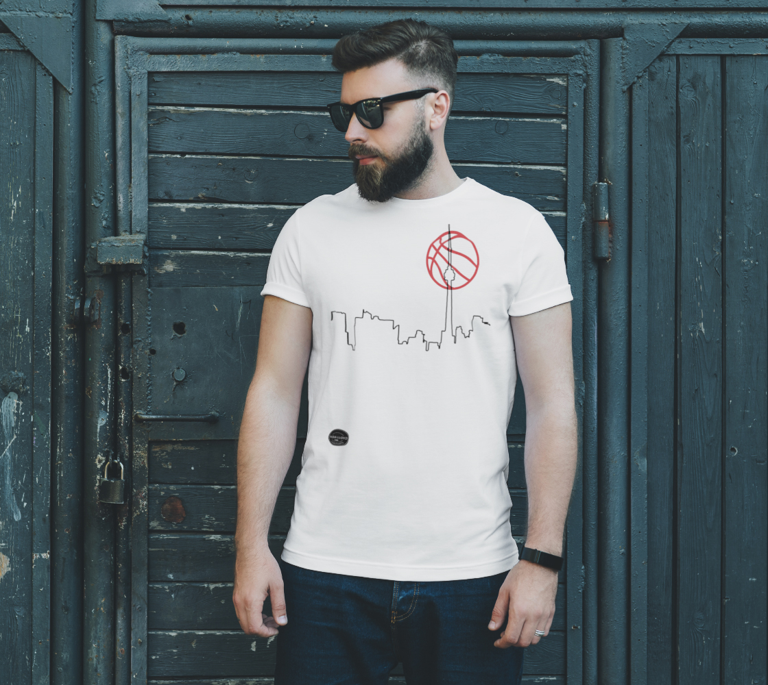 Toronto Outline Basketball Unisex T-Shirt