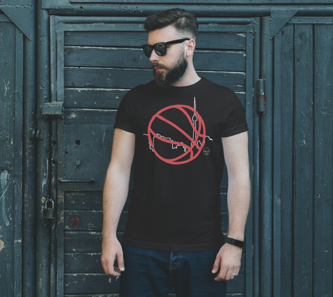 Toronto Large Basketbal Unisex T-shirt