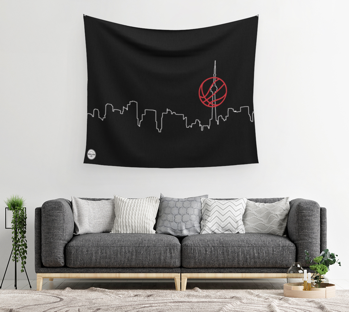 Toronto Basketball Tapestry