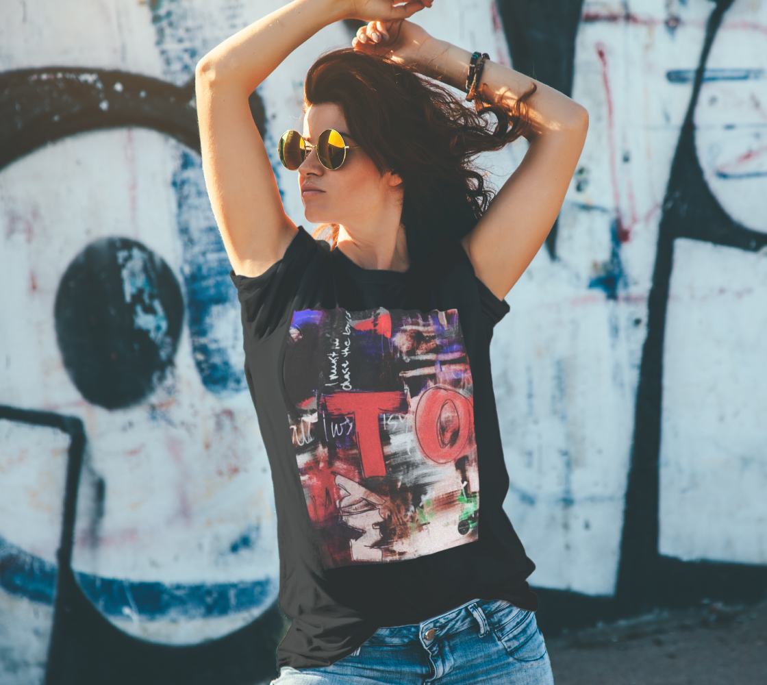 Toronto Graffiti Unisex T-Shirt Red
