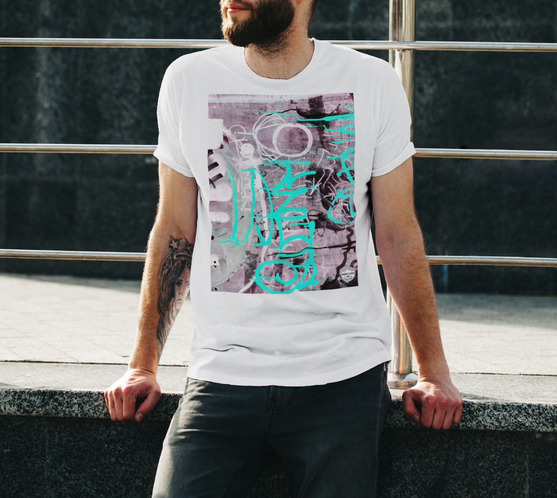 Graffiti Alley Unisex T-Shirt Teal