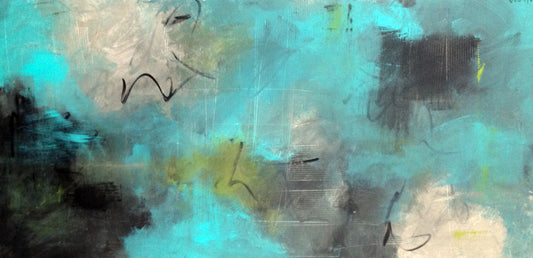 FLIGHT OVER PARADISE (24" x 48" x 1") SOLD
