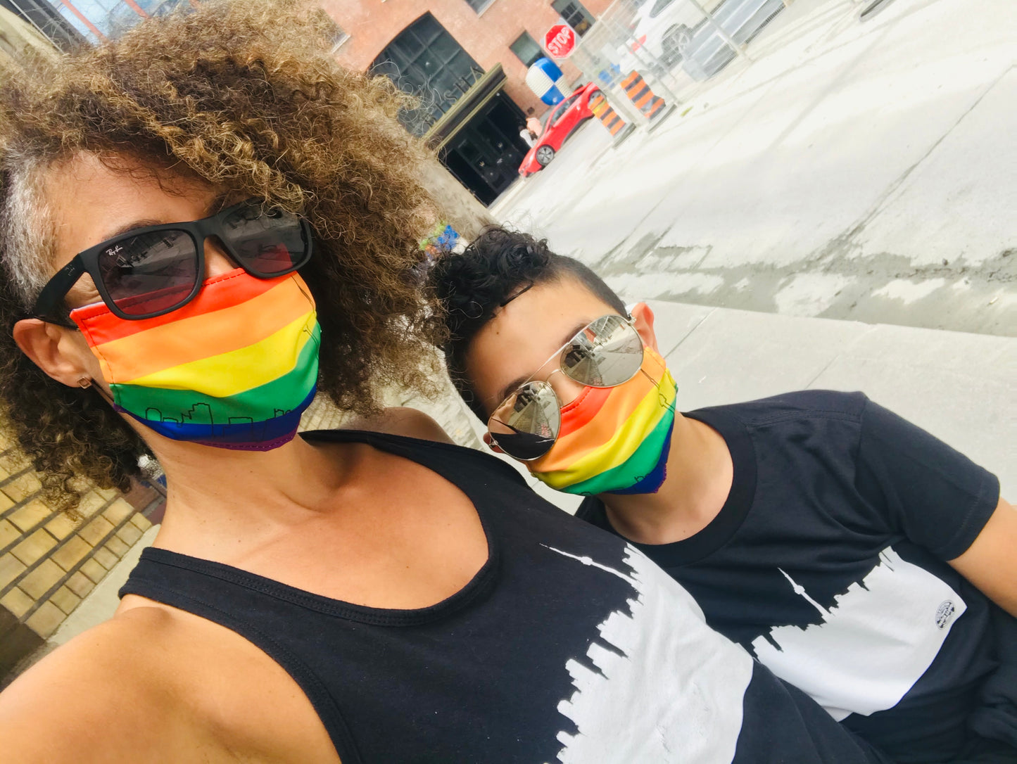 Toronto Pride Skyline Face Mask