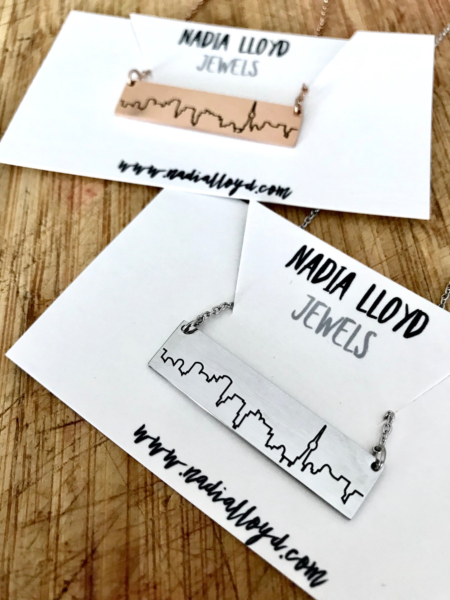 Toronto Skyline Necklace - Silver Plated