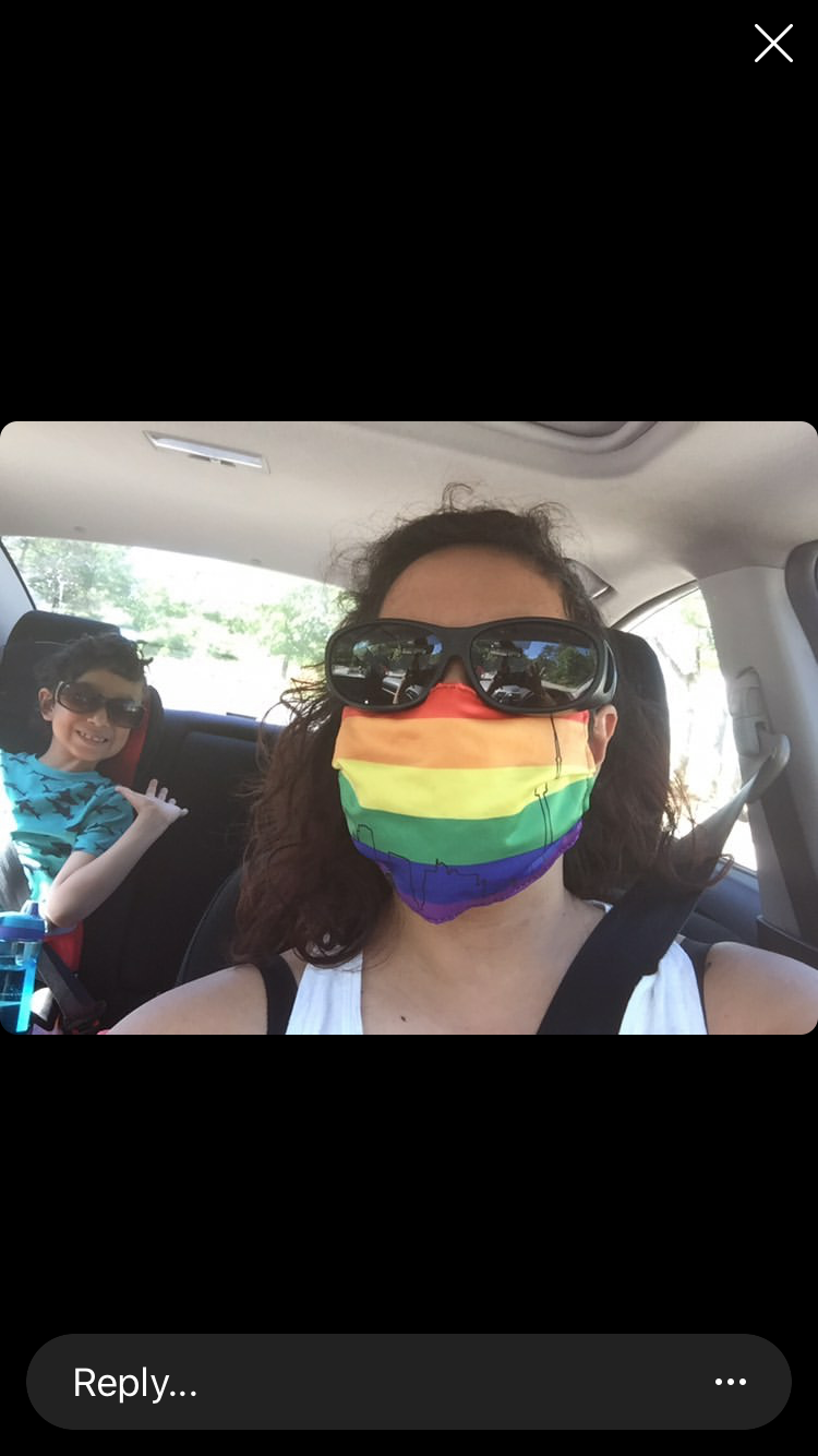 Toronto Pride Skyline Face Mask