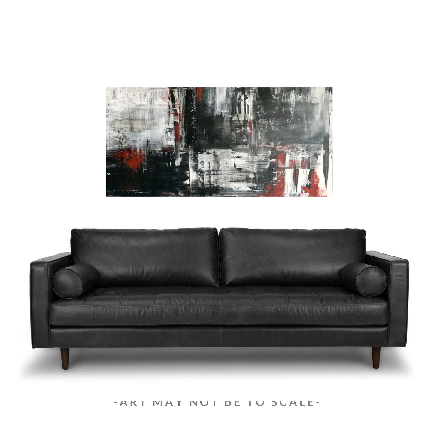 VIEW FROM THE PLANE XII (24" x 48" x 1") -SOLD