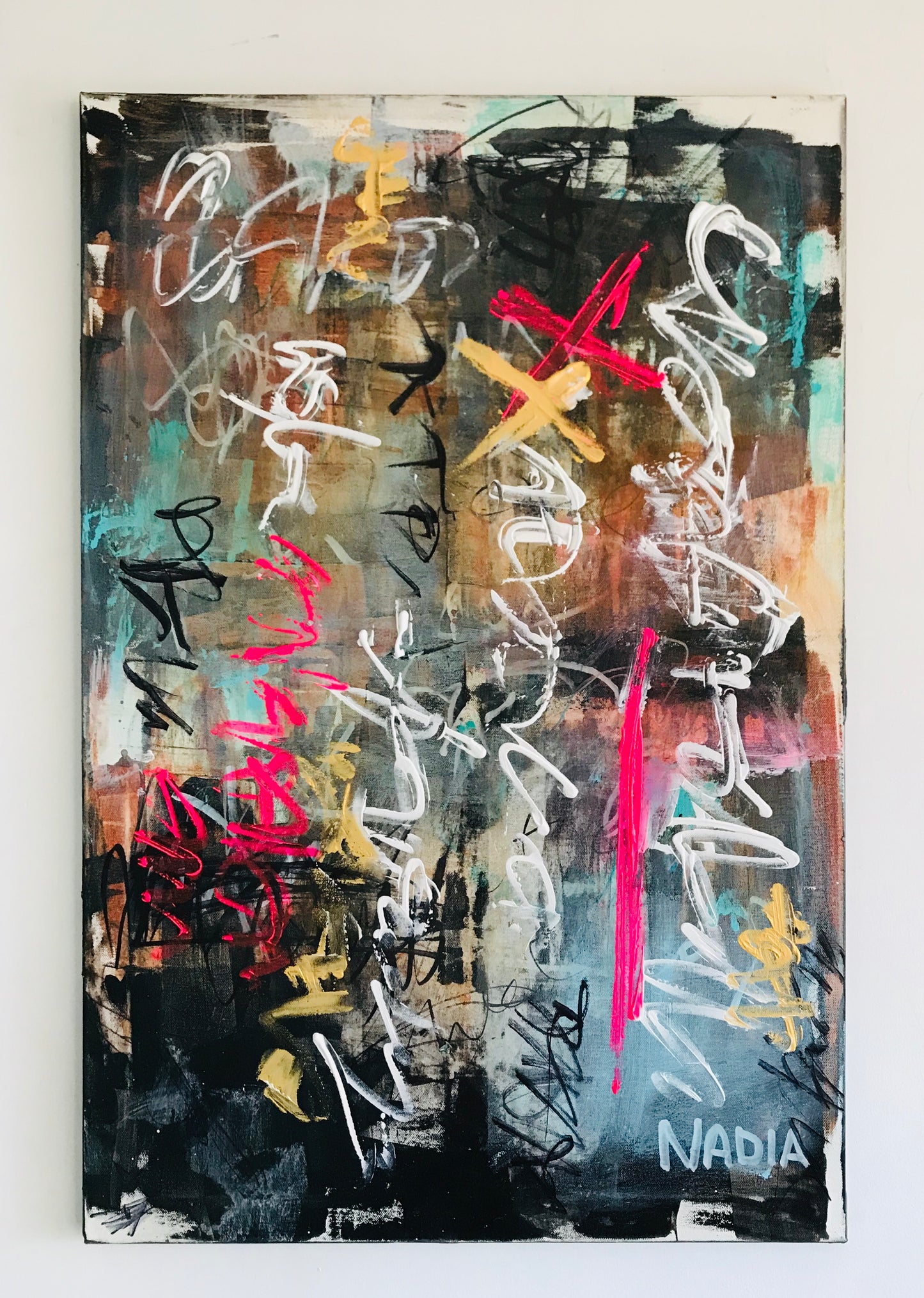 "Story Of My Life" (24" x 36" x 1") - SOLD