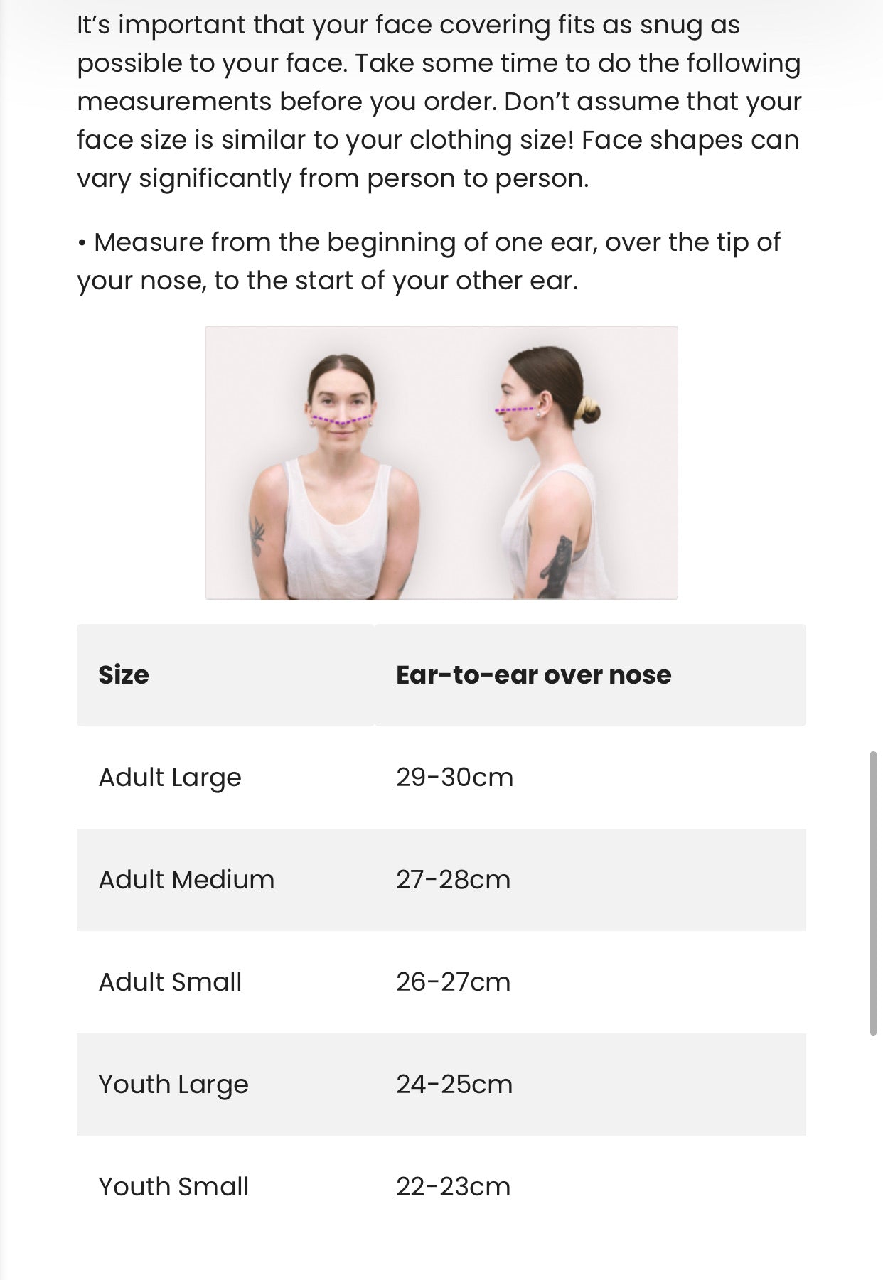 Asthma- NOT Covid Fabric Face Mask