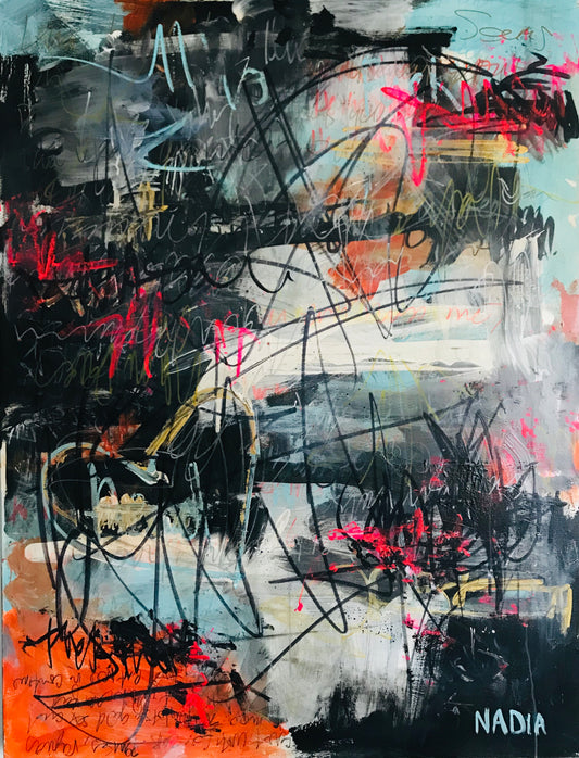 LIBERTY & STRACHAN (48" x 36" x 2") SOLD