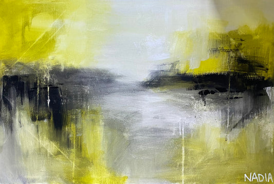 TAKE A WALK WITH ME (24" x 36" x 1") SOLD