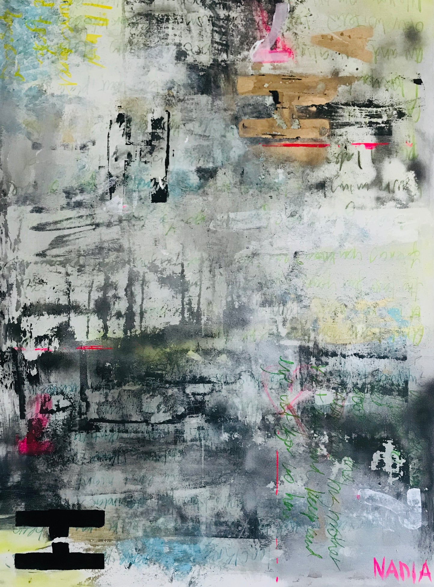 "Homage to Henry" (38” x 30” x 2”) - SOLD