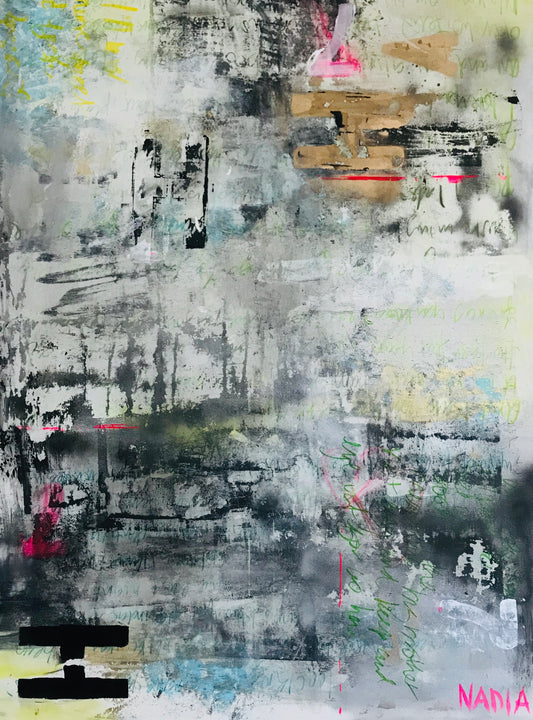 "Homage to Henry" (38” x 30” x 2”) - SOLD