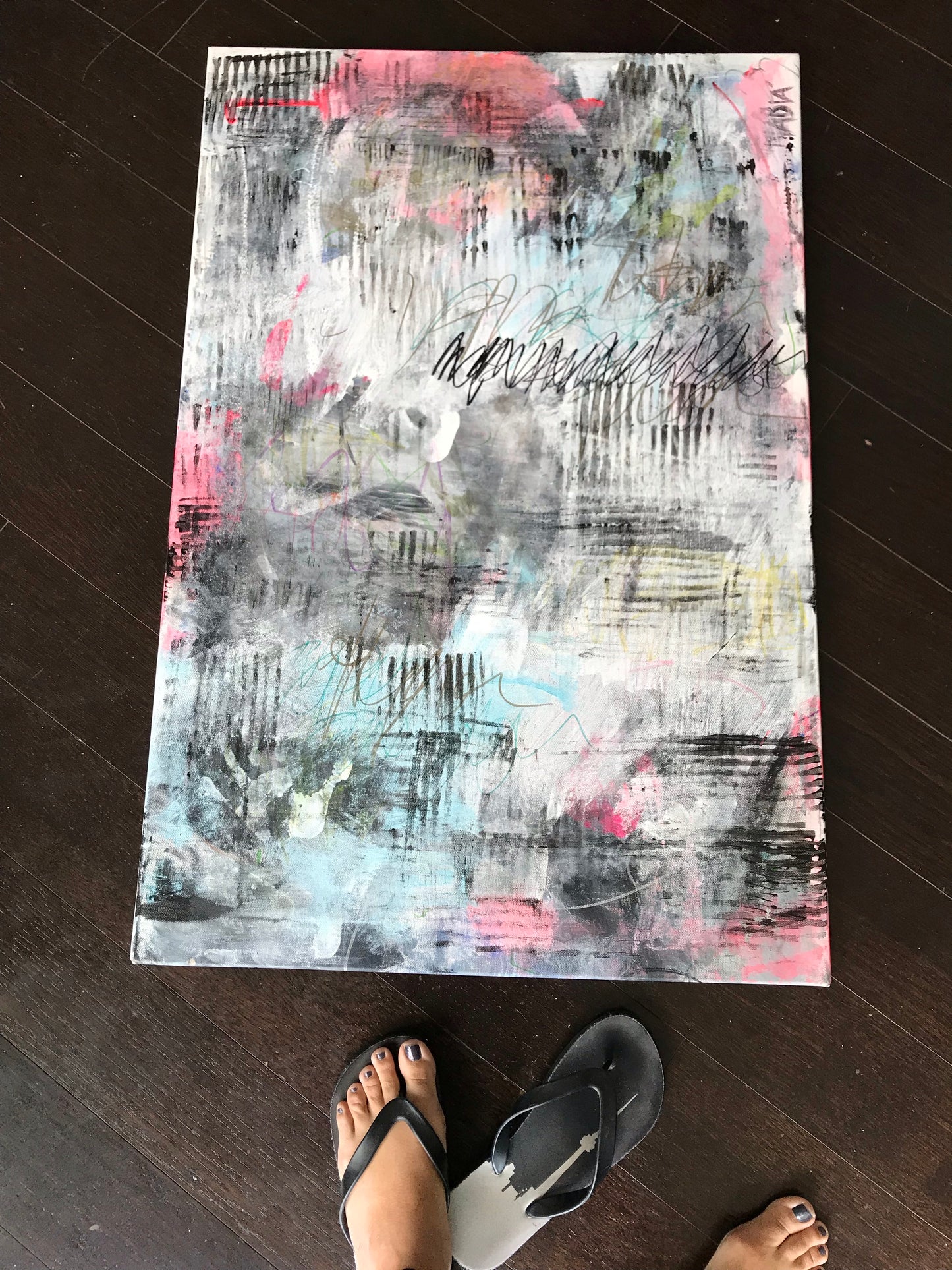 URBAN STROLL II (24" x 36" x 1") - SOLD