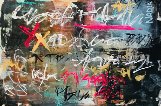 "Story Of My Life" (24" x 36" x 1") - SOLD