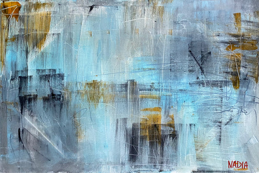CLEARING SKIES (24" x 36" x 1")