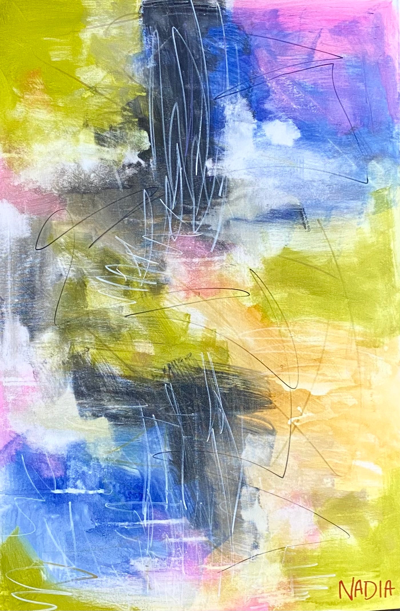 “Light Triumphs” (24" x 36" x 1") SOLD
