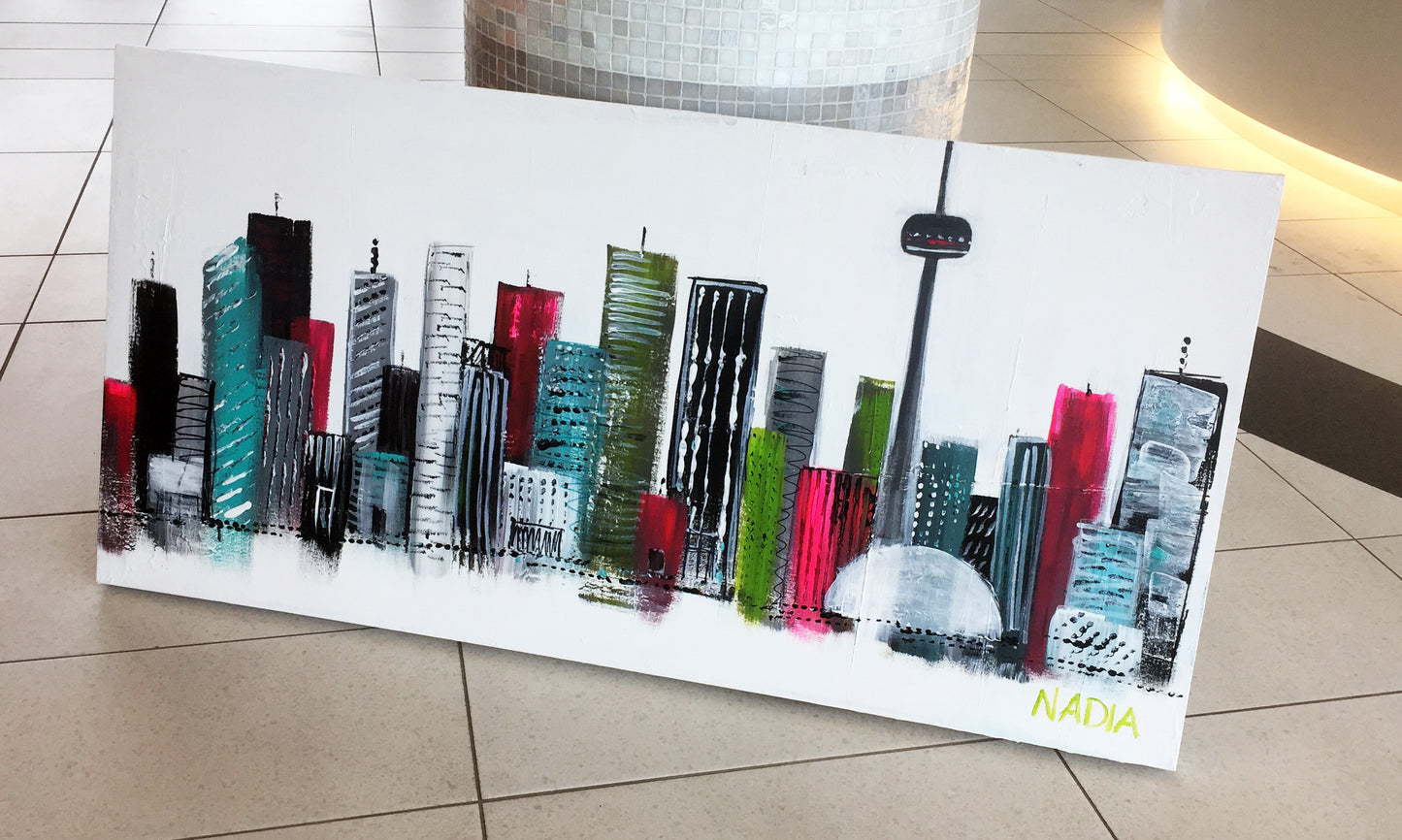 "Frankie's View" (24" x 48" x 1") - SOLD