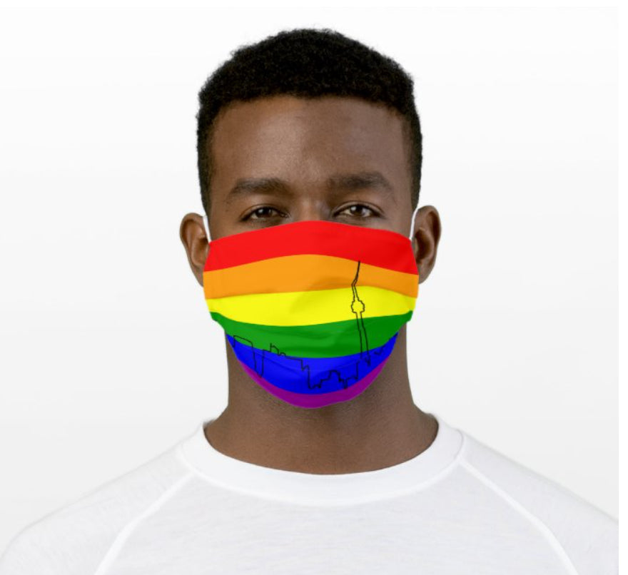 Toronto Pride Skyline Face Mask