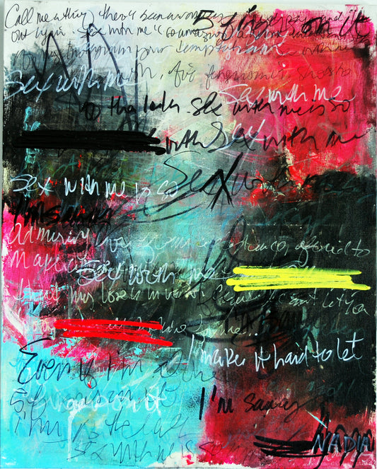 SEX WITH RI (24" x 36" x 1") -SOLD