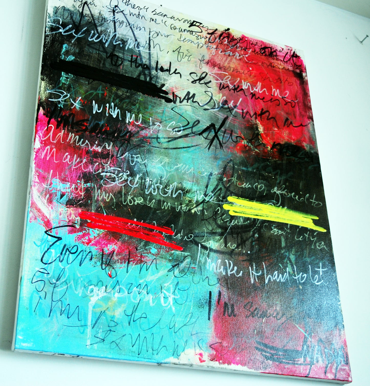 SEX WITH RI (24" x 36" x 1") -SOLD