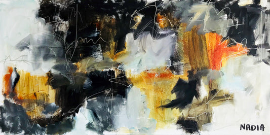 SOMEWHERE (24" x 48" x 1") SOLD