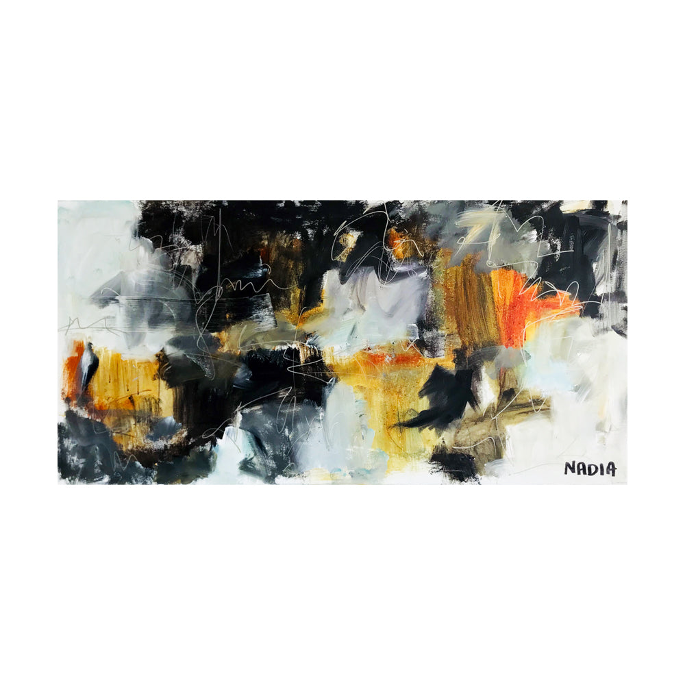 SOMEWHERE (24" x 48" x 1") SOLD