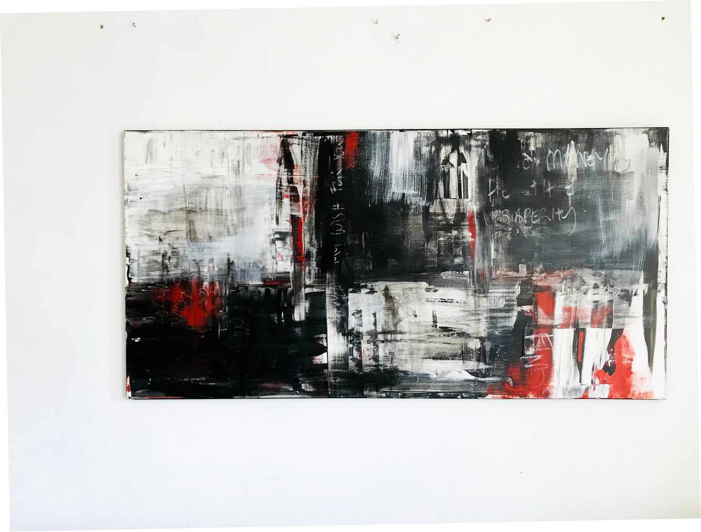VIEW FROM THE PLANE XII (24" x 48" x 1") -SOLD